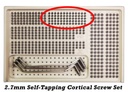 Locking & AO Screw Box 2.7 Cortical Screws